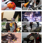 Comfortable Non-slip Wear-resistant Nitrile Rubber Electrician Working Gloves, Size: XL, XL