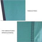 Outdoor Weatherproof Mosquito Net Hammock Backdrop Set, 360x290cm Lake Green