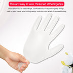 100 PCS Disposable PVC Examination Gloves Household Transparent Touchable Protective Gloves, Size: S, 100 PCS S