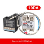 REX-C100 Thermostat + Thermocouple + SSR-10 DA Solid State Module Intelligent Temperature Control Kit, 10DA