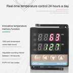 2700W REX-C100 Thermostat + Heat Sink + Thermocouple + SSR-25 DA Solid State Module Intelligent Temperature Control Kit, 25DA