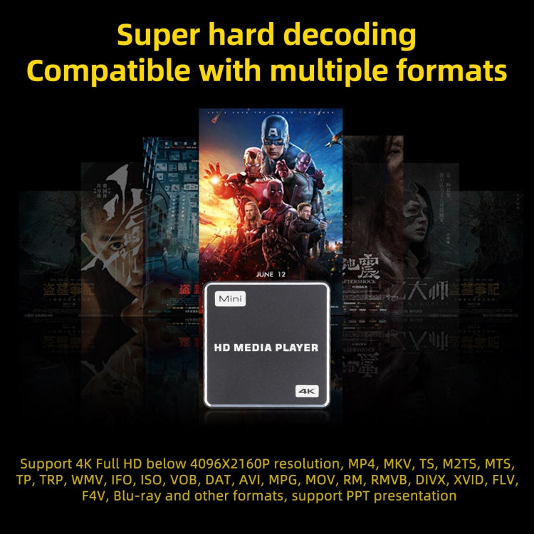 X5 UHD 4K Android 4.4.2 Media Player TV Box with Remote Control, RK3229 Quad Core up to 1.5GHz, RAM: 1GB, ROM: 8GB, Support WiFi, USB, HD Media Interface, TF Card, US Plug, X5 US Plug