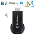 MiraScreen WiFi Display Dongle / Miracast Airplay DLNA Display Receiver Dongle Wireless Mirroring Screen Device with 2 in 1 USB Cable