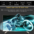 1.8m HDMI 1.4 Version 1080P Woven Net Line Blue Black Head HDMI Male to HDMI Male Audio Video Connector Adapter Cable, Length: 1.8m
