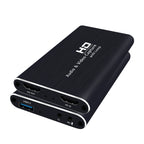 Z34 HDMI Female + Mic to HDMI Female + Audio + USB HD Video & Audio Capture Card with Loop, Z34
