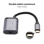 4K USB-C / Type-C to Mini DisplayPort 1.4 + PD Data Sync Adapter Cable, Type-C to Mini DP