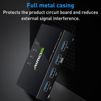 AIMOS AM-KM404K USB2.0 4 In 4 Out Switcher, AM-KM404K