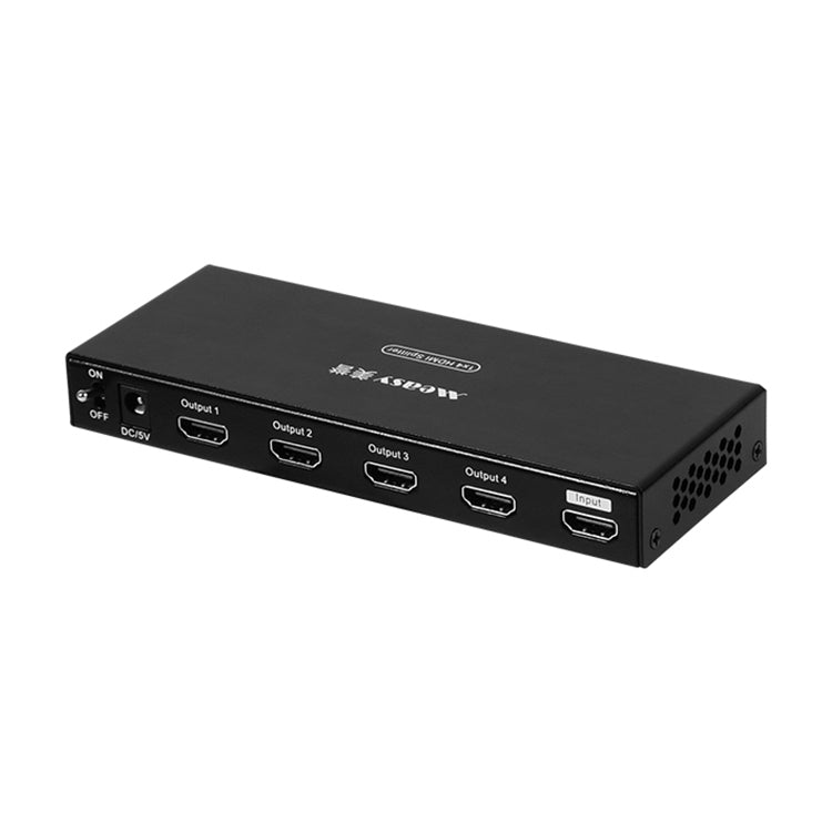Measy SPH104 1 to 4 4K HDMI 1080P Simultaneous Display Splitter, US Plug, 1 to 4, US Plug