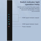 Measy SPH104 1 to 4 4K HDMI 1080P Simultaneous Display Splitter, US Plug, 1 to 4, US Plug