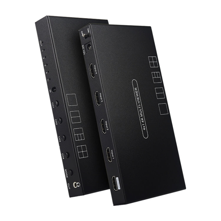 Measy MV4341 4K 30Hz 4 In 1 Out HDMI Quad Screen Splitter, Plug Type: US Plug, US Plug