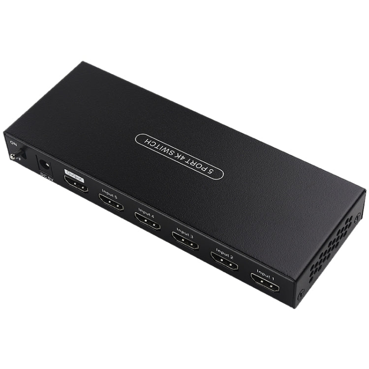 Measy SWH4651 4K 60Hz 5 In 1 Out HDMI Converter Switcher, Plug Type: US Plug, US Plug