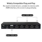Measy SWH4651 4K 60Hz 5 In 1 Out HDMI Converter Switcher, Plug Type: US Plug, US Plug