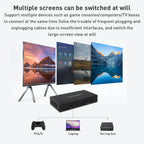 Measy SWH4631 4K 60Hz 3 In 1 Out HDMI Converter Switcher, Plug Type: EU Plug, EU Plug
