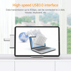 HW-TC29 4 In 1 Type-C / USB-C Multifunctional Extension HUB Adapter iPad Pro Hub