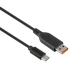 Yoga 3 Interface to Type-C / USB-C Male Power Adapter Charger Cable for Lenovo Yoga 3, Length: About 1.8m