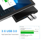 ROCKETEK SK-S4H 3 x USB 3.0 + HDMI + SD / TF Memory Card Reader HUB 4K HDMI Adapter, SK-S4H
