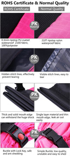 Inflatable Lounger Polyester Fabric Compression Air Bag Sofa for Beach / Travelling / Hospitality / Fishing, Size: 185cm x 75cm x 50cm, Normal Quality