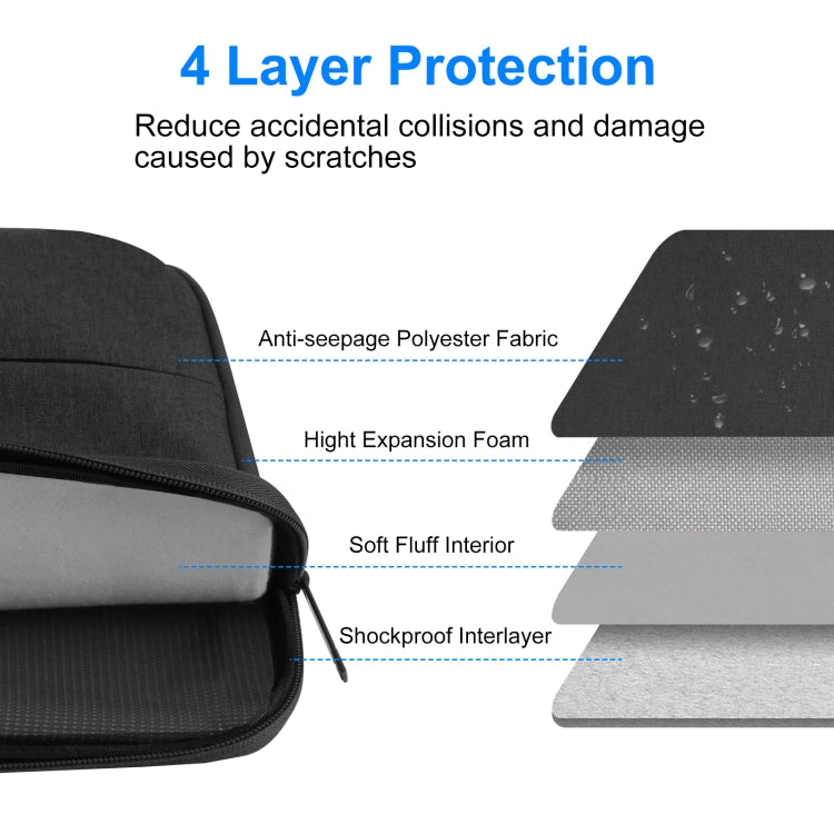 HAWEEL 15.0 inch Sleeve Case Zipper Briefcase Laptop Handbag For Macbook, Samsung, Lenovo Thinkpad, Sony, DELL Alienware, CHUWI, ASUS, HP, 15.0 inch-16.0 inch Laptops, 15.0-16.0 inch, 15.0 inch
