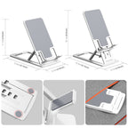 HAWEEL Adjustable Lifting Folding Portable Live Broadcast Desktop Plastic Holder, Plastic