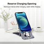 HAWEEL Adjustable Lifting Folding Live Broadcast Aluminum Alloy Desktop Holder, Aluminum Alloy
