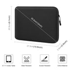 HAWEEL 11 inch Tablet Sleeve Case Zipper Briefcase Bag for 9.7-11.0 inch Tablets, For 9.7-11.0 inch Tablets