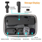 For Insta360 Luna Ultra Sunnylife Mini Carrying Case Handbag Creator Combo Bag, LU-B262