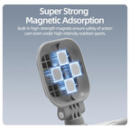 For Insta360 GO Ultra Sunnylife Magnetic Car Sun Visor Mount Action Camera Holder 360 Rotating 180 Tilt Sun Visor Holder