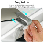 For Insta360 GO Ultra Sunnylife Magnetic Car Sun Visor Mount Action Camera Holder 360 Rotating 180 Tilt Sun Visor Holder