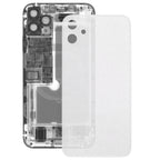 Transparent Frosted Glass Battery Back Cover for iPhone 11, For iPhone 11
