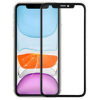 Front Screen Outer Glass Lens with Frame & OCA Optically Clear Adhesive for iPhone 11, For iPhone 11 (with OCA)