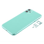 Back Housing Cover with SIM Card Tray & Side keys & Camera Lens for iPhone 11, For iPhone 11 (Camera Lens), Back Housing Cover for11, For iPhone11 (with Camera Lens), For iPhone 11 (with Camera Lens)