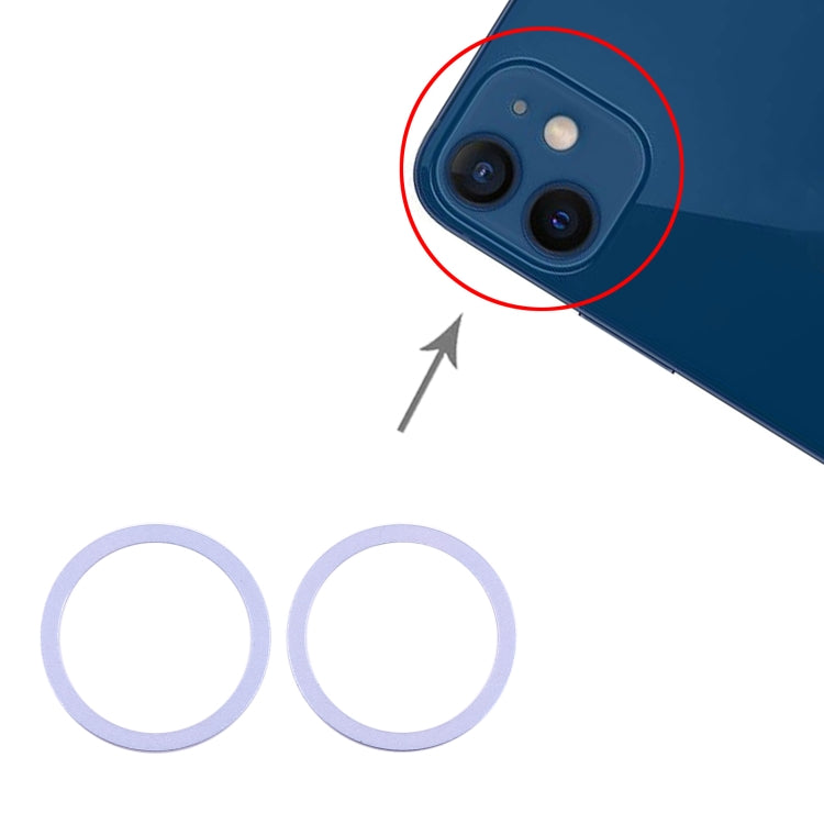 iPhone 12 Camera Lens Protector | Metal Hoop Ring 2PCS