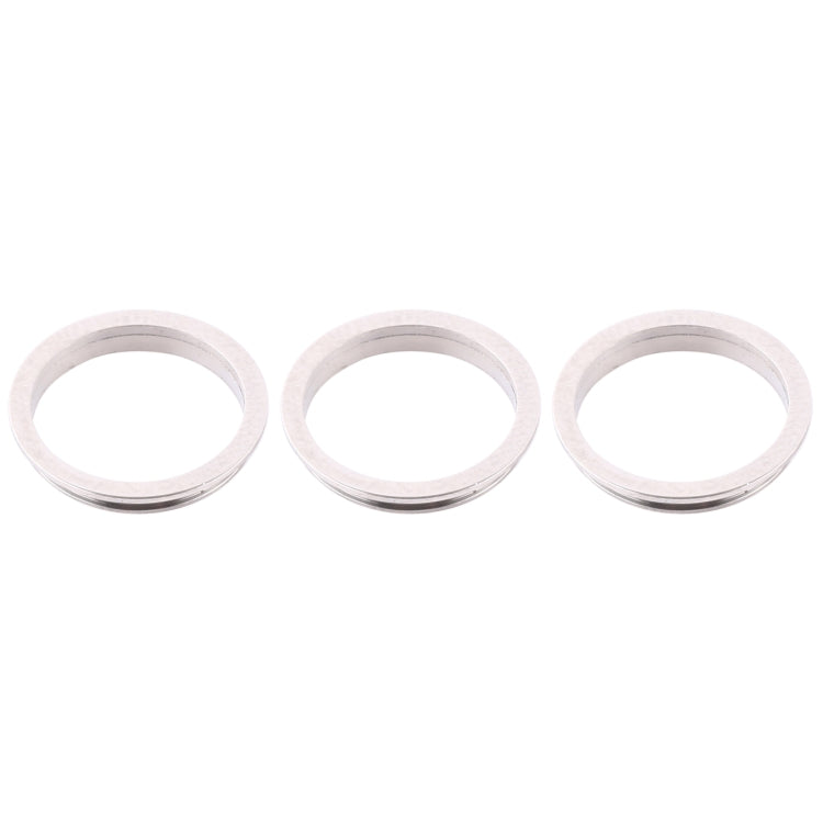 3 PCS Rear Camera Glass Lens Metal Protector Hoop Ring for iPhone 12 Pro, For iPhone 12 Pro