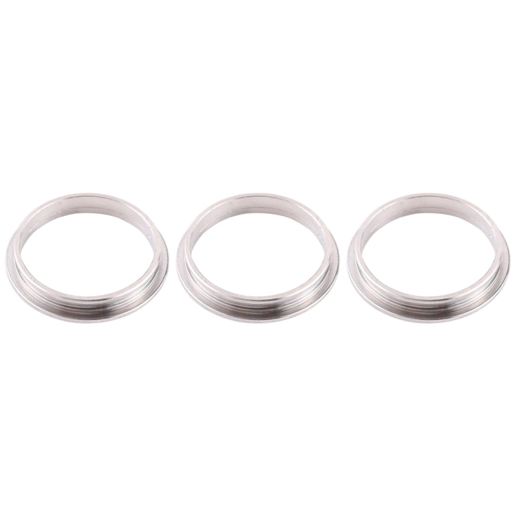 3 PCS Rear Camera Glass Lens Metal Protector Hoop Ring for iPhone 12 Pro, For iPhone 12 Pro