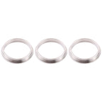 3 PCS Rear Camera Glass Lens Metal Protector Hoop Ring for iPhone 12 Pro, For iPhone 12 Pro