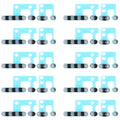 10 PCS Speaker Dustproof Mesh for iPhone 12, For iPhone 12