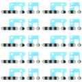 10 PCS Speaker Dustproof Mesh for iPhone 12, For iPhone 12