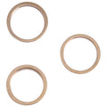 3 PCS Rear Camera Glass Lens Metal Outside Protector Hoop Ring for iPhone 13 Pro Max, For iPhone 13 Pro Max