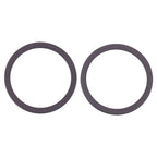 2 PCS Rear Camera Glass Lens Metal Protector Hoop Ring for iPhone 12 Mini, For iPhone 12 Mini