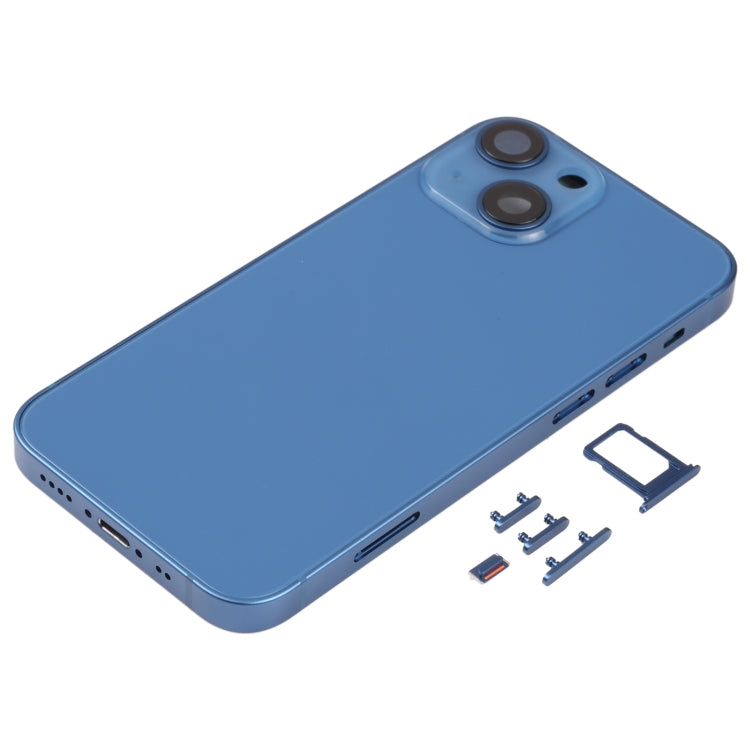 Back Housing Cover with SIM Card Tray & Side  Keys & Camera Lens for iPhone 13 Mini, For iPhone 13 Mini