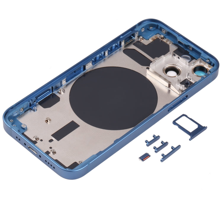 Back Housing Cover with SIM Card Tray & Side  Keys & Camera Lens for iPhone 13 Mini, For iPhone 13 Mini
