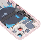 For iPhone 13 mini Battery Back Cover with Side Keys & Card Tray & Power + Volume Flex Cable & Wireless Charging Module, For iPhone 13 mini (Assembly)