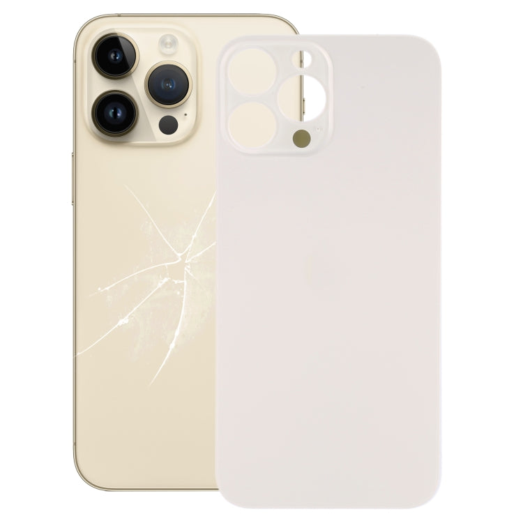 Easy Replacement Big Camera Hole Glass Back Battery Cover for iPhone 14 Pro Max, For iPhone 14 Pro Max(Not Disassemble)