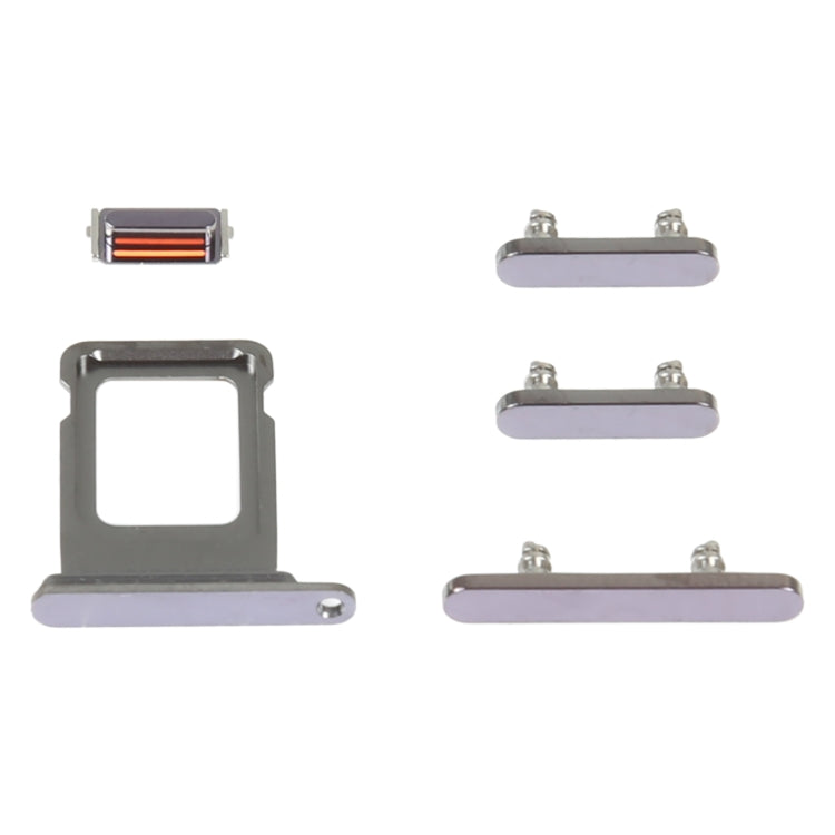 SIM Card Tray + Side Keys for iPhone 14 Pro Max, For iPhone 14 Pro Max (Purple), For iPhone 14 Pro Max(Single card), For iPhone 14 Pro Max