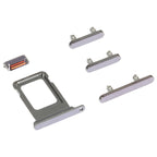 SIM Card Tray + Side Keys for iPhone 14 Pro Max, For iPhone 14 Pro Max (Purple), For iPhone 14 Pro Max(Single card), For iPhone 14 Pro Max
