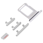 SIM Card Tray + SIM Card Tray + Side Keys for iPhone 14 Pro, For iPhone 14 Pro