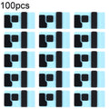 100/Set LCD Black Adhesive Sticker For iPhone 14 / 14 Plus
