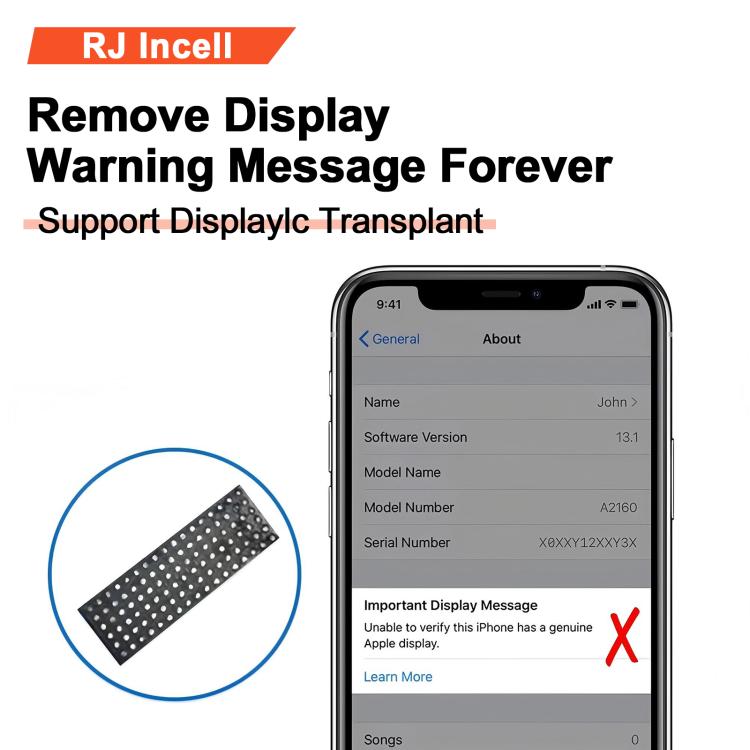 Ruiju Soft OLED Screen For iPhone 14 Pro Max, For iPhone 14 Pro Max(Soft OLED)
