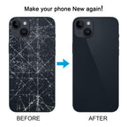 For iPhone 14 Plus Glass Battery Back Cover with Flash Bracket + Wireless Charging Module, For iPhone 14 Plus
