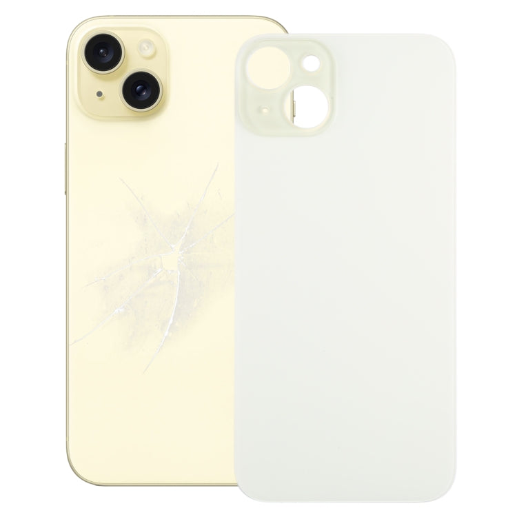 Easy Replacement Big Camera Hole Glass Back Battery Cover for iPhone 15 Plus, For iPhone 15 Plus(Not Disassemble)